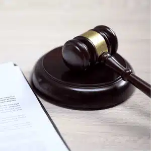 Court gavel symbolizes enforcement of laws surrounding child support payment in Montana proceedings